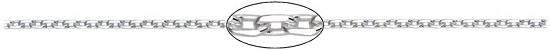 Silver chain 18 inch High polish Sterling Silver Belcher
