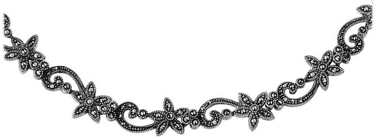 Silver necklace 16 inch High polish Sterling Silver Butterflies on 3 chains