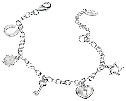 Silver bracelet High polish Sterling Silver Oval asymmetric twists 7.5-8 inch