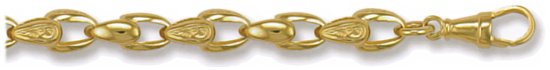 Gold chain High polish 9ct gold 24 inch 7mm tulip, 82 grams.