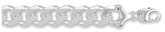 Silver bracelet High polish Sterling Silver Mens 15mm by 4mm curb 9.2 inch bracelet, 75 grams.